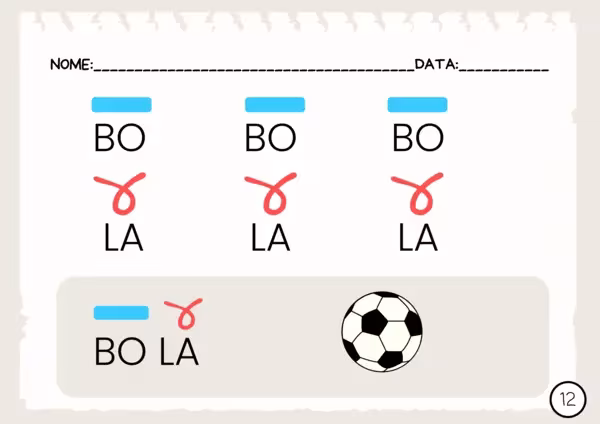 Exemplo de atividade Bola